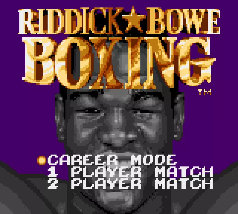 Image n° 4 - screenshots  : Riddick Bowe Boxing